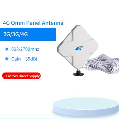 China White 35dBi TS9 ABS Panel Antenna Signal Booster For 4G LTE Modem Booster for sale