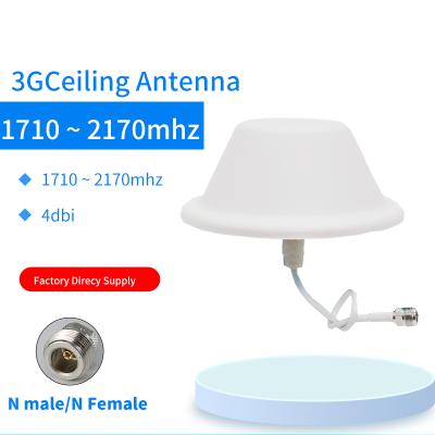 China 2dbi/4dbi 1710-2170mhz N Round Female Link Ceiling Antenna Customization GJX-148-3G for sale