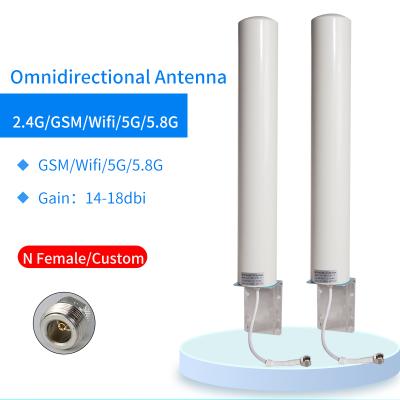 China Good quality ABS+PC wifi/VHF 4g ABS n male connector or female poynting 7 in-1 outdoor omnidirectional mimo tv antenna for sale