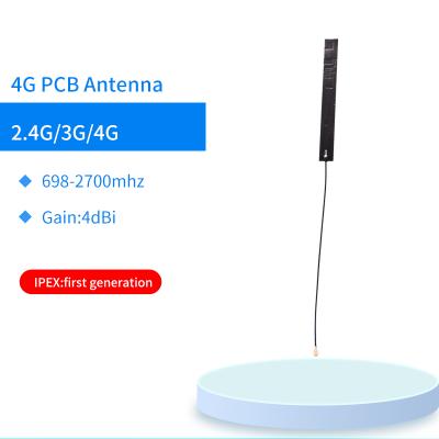 China High Quality 3g 4g 700-2700Mhz Frequency Range ABS Material PCB Panel lte 4g PCB Internal Antenna 113*16*0.8mm for sale