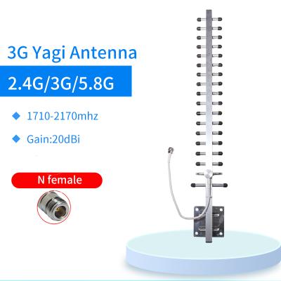 China Frequency Range 13-15 dBi N Female 1710-2170Mhz Connected To Yagi 4G Antenna Signal Booster Antenna 700Â ± 2mm for sale