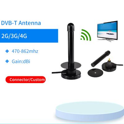 China High gain dtv box tuner Dvbt2 box 4k 25db hd tv digital Eu plug 50 miles booster setlight r1318 active bant antenna GJX-138 rotore tv for sale