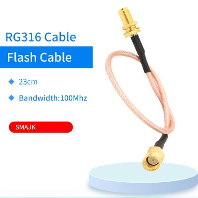 China -40-80Â ° C Customized High Frequency Connector RG316 RF Adapter Coaxial Cable Antenna Extension Jumper WIFI Cable for sale