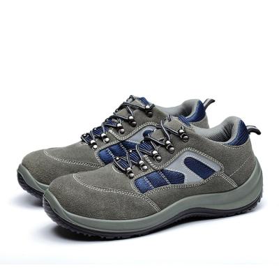 China Anti Puncture Sport Steel Toe Toe Puncture For Leather Workmans Work Safety Running Shoes Safety Shoes for sale