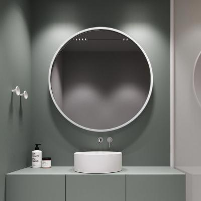 China 20 Inch Round Bathroom Mirror Modern Home Decor Wall Hanging for sale