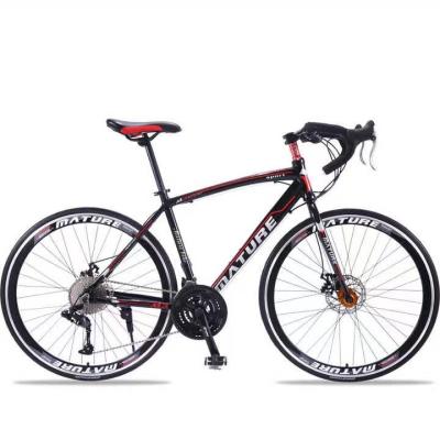 China Aluminum Alloy In Steel Frame 700C High Carbon 24 Speed ​​Bicycle Road Bikes Current Cheap Prices For Adults With Fast Delivery for sale