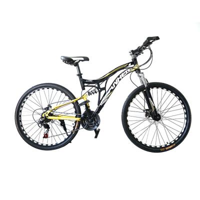 China steel factory decal mountain bike mtb bicycle with rear suspension for sale