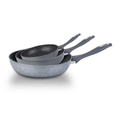 China Direct Hot Sales 26CM Traditionally Made Aluminum Non - Stick Liner Forged Deep Frying Pan For Kicthen Baking for sale