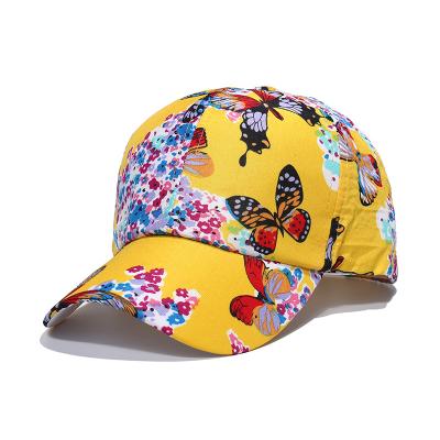 China AMAZON BESTSELLER Hat Classic Solid Color Soft And Very Comfortable Cashew Print For Women Star Hat Butteryfly Tie Dye Baseball Hat for sale