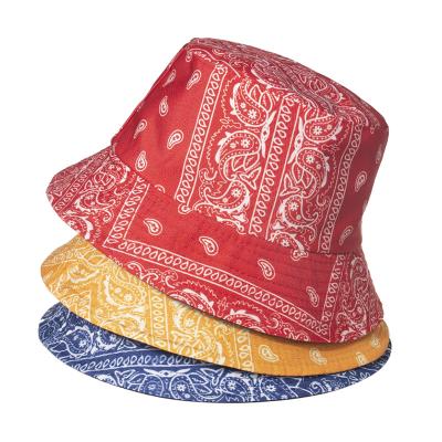 China Reversible Cashew Print Sun Outdoor UV Protection Bucket Hat Fishing VIP Summer Panton Party Customized Spring Logo Character Item Style Time for sale