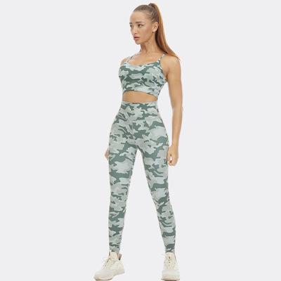 China Camouflage Fashion Sportswear Sexy Women's Breathable Yoga Wear Breathable And Quick-drying Yoga Suit for sale