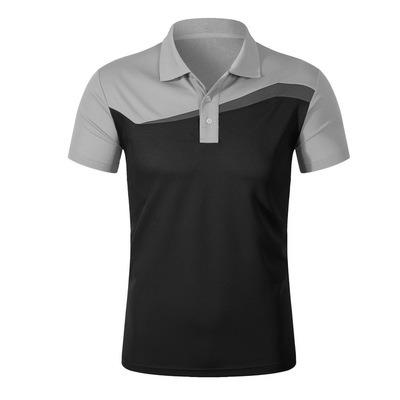 China QUICK DRY Lapel Shirt Men's Sports Polo Shirt Summer Leisure Golf Wear Quick-Drying Clothes for sale