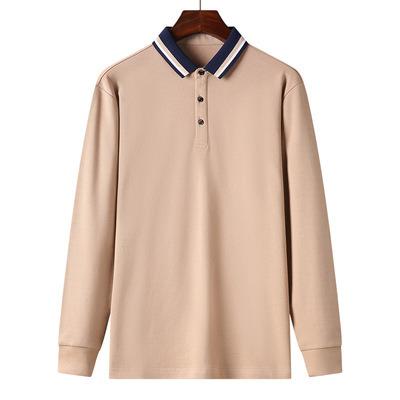 China 2021 Autumn QUICK DRY Men's Fashion Long Sleeve Casual Polo Shirt Long Sleeve POLO Shirt for sale