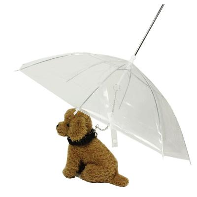 China Minimalist Fold A Transparent Pet Rainproof Umbrella Outdoors for sale