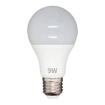 China Office led bulb factory hot sale plastic package aluminum material 9W E27 led bulb a 220V skd type led bulb lighting for sale