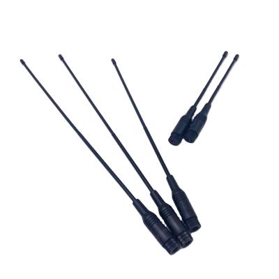 China 400MHz High Gain Fiberglass Long Ringed Flexible Soft UHF Whip Walkie Talkie Antenna For TQX-400AH3 Transceiver for sale