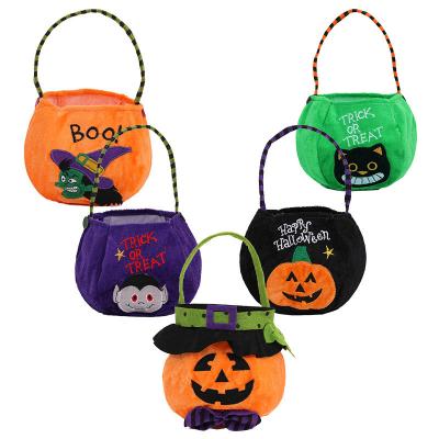 China Hot Selling Bucket New Style Halloween Candy Bag Trick Or Treat Gift Candy Bag for sale