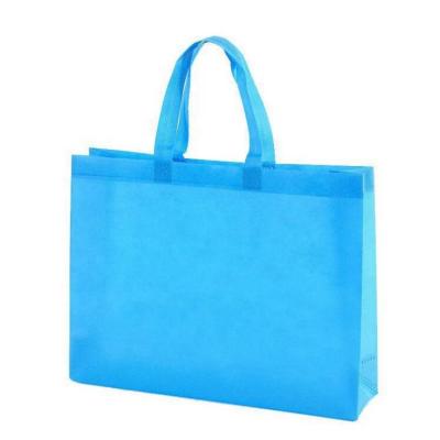 China Factory wholesale spot folding multicolor non woven solid bag with side, bottom and handles for sale