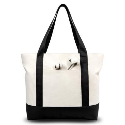 China Fashion Handled Canvas Polyester Full Color Custom Printed Shopping Tote Bags for sale