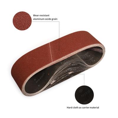 China Durable Durable Premium Abrasive Tools Sanding Belt For Belt Sander And Grinder Surface Polishing for sale