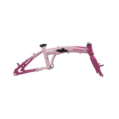 China New Listing OEM FX16-L Aluminum Alloy Bike Parts Mountain Bike Frame Foldable Bike Frame for sale