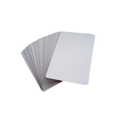 China Europe 0.45mm Thickness Sublimation Metal Blank Business Cards for sale