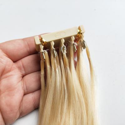 China TP Hair Extension Straight #613 6D Loop Hair Extension Wholesale 100% Invisible Bundles for sale