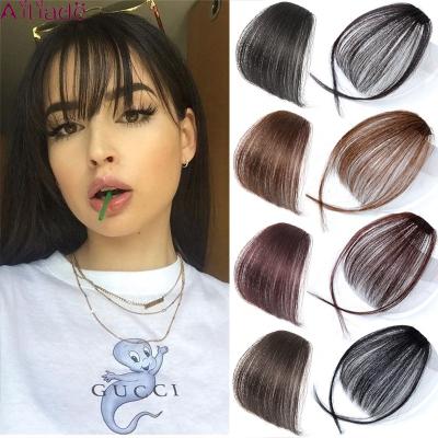 China Hot Selling Hair Women Neat Hair Pieces Different Color Bangs Bangs Clip In Hair Extensions for sale