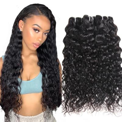 China Water Wave SI Virgin Hair Wholesale Bundles 9A Bulk Mink Hair Brazilian Hair Vendors Human for sale