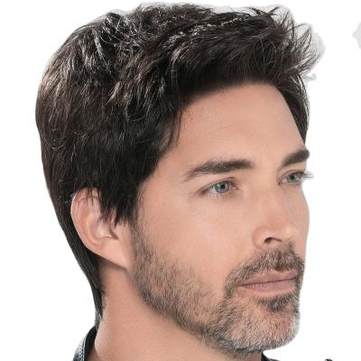 China Super Thin Skin Toupee Injection Hairpiece Cheap PU Hair Skin Hair Replacement For Men for sale