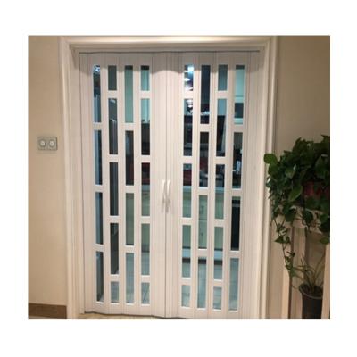 China Sliding PVC Folding Door PVC Folding Concertina Divides Doors Prices for sale