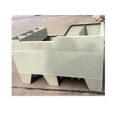 China Chemical Resistant Industrial PP Plating Tank , Rectangular Galvano Polypropylene for sale