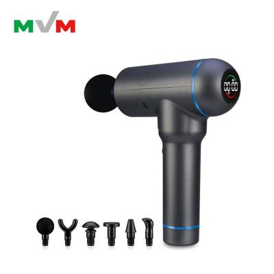 China New Fabric Recoverfun Cordless Deep Gun Handheld Massage Speed ​​Muscle Body 9 Speed ​​Muscle Model With Case for sale