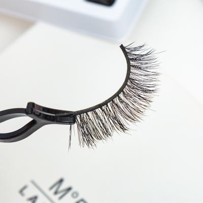 China Natural Short Long Natural Mink Lashes Magnetic Strip For Lashes Custom Magnetic Eyelash for sale