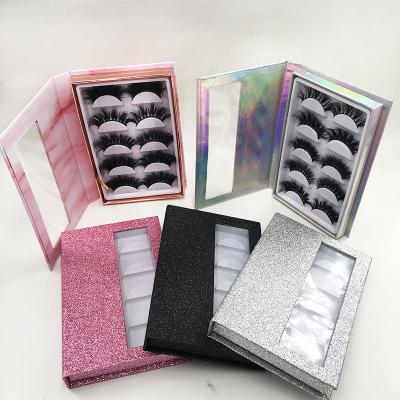 China Thick False Eye Lashes Luxury Empty Eyelash Wick Packaging Box for sale