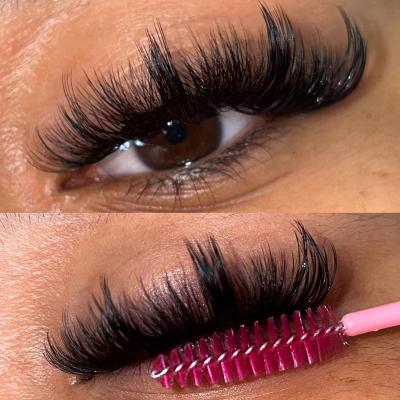 China Light up own fans made pro brand pbt korean soft wick extension spike eyelash extensions cashmere volume wicks for sale