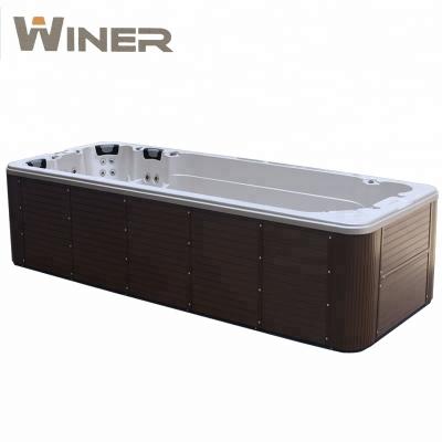 China Long Winer Spa Hot Sale 5600 Outdoor Swim Pools Swimming /spa pool with wifi and balboa system for sale