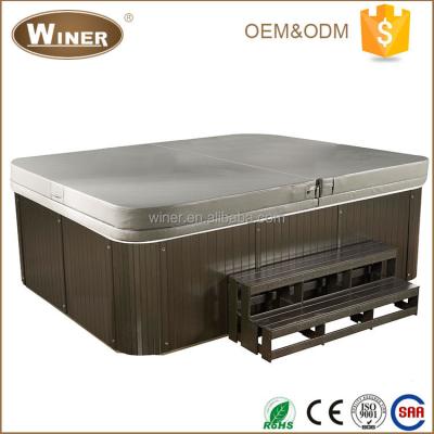 China Luxury Outdoor Massage 7 People Whirlpool Massage Whirlpool Spa Bath New For Hotel for sale