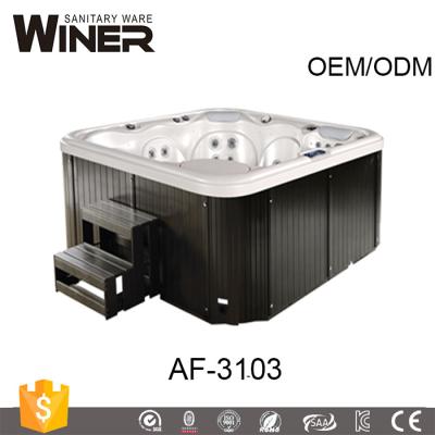 China Hot 5 7 8 person whirlpool sex massage indoor acrylic freestanding bathtub hot tub for sale for sale