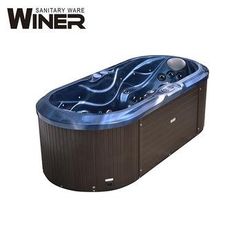 China Freestanding Bathtub Spa Massage Hot Tub AMC 2250B 1 Person Spa Winer Hot Tub for sale