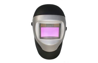 China Capacete de solda automático, capacete do ruído 9-13 preto do diodo emissor de luz da soldadura da segurança à venda