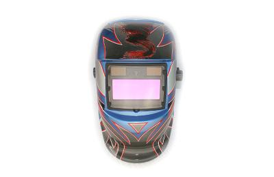 Cina Casco di scurimento automatico a pile della saldatura, maschera di saldatura principale di sicurezza in vendita