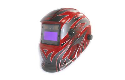 China Full Head Arc Welding Helmet Auto Darkening DIN 4 / DIN 9－13 for sale