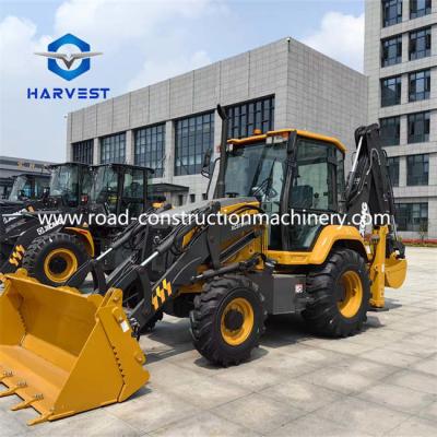 China Backhoe-Lader XC870HK mit 70 kW Weichai-Motor und 4 in 1 Eimer zu verkaufen