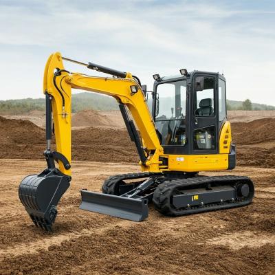 China XE55D Vermogen 36,2kw Nominale snelheid 2100rpm 5 ton Mini Crawler Excavator Te koop