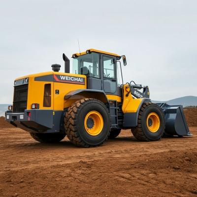 China 3 Frontladertraktor Ton Buckets 2m3 mit WEICHAI-Maschine zu verkaufen