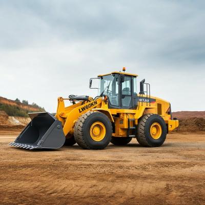 China 4.5cbm 178KW 6 Ton Wheel Loader LW600KN 3350mm Wheelbase for sale