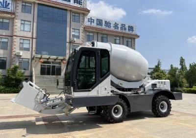 China 2.5m3 Self Loading Mixer HK2.5 Front Wheels Steering with 76kw Euro 2 engine for sale