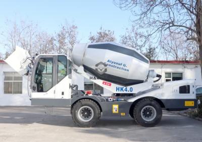 China 4m3 Mixer auto-carregador HK4.0 com descarga rotativa de 270° Venda para África à venda