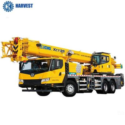 China los 56.8m Max Lifting Height  XCT35 35t Crane Truck For Construction móvil en venta